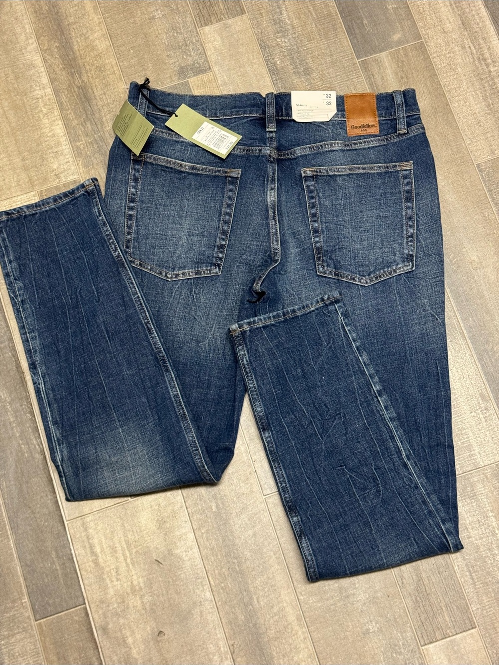 Goodfellow & Co Men’s Dark Indigo Straight Leg Jeans Size 32x32 FivePocket Denim